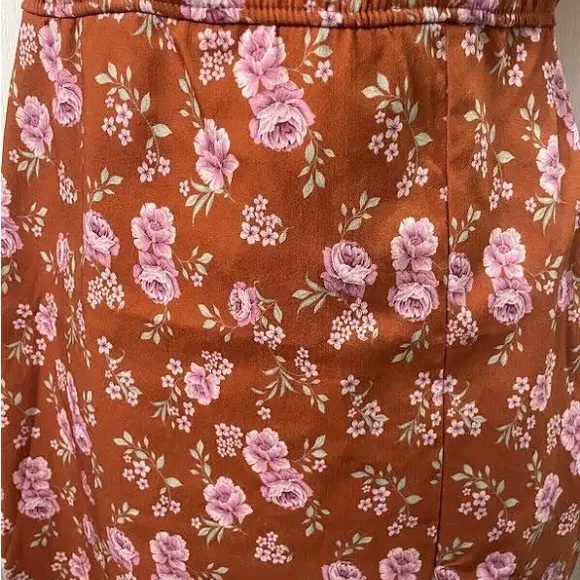Altered State Rust Pink Floral Tie Should Sundress - Picture 4 of 7